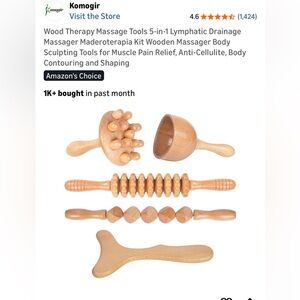 NEW Wooden Massage Tools Set